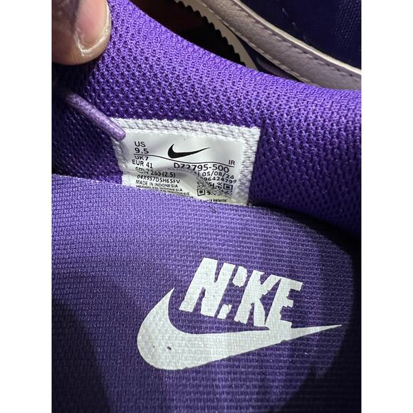 Nike Cortez Purple White DZ2795-500 Women’s Size 9.5 Retro Classic Shoes - Picture 6 of 14